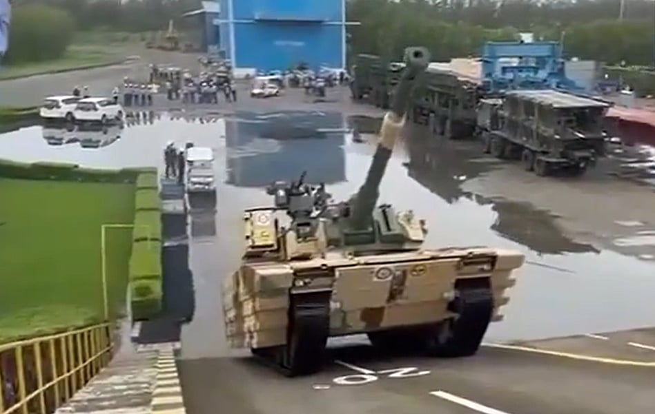 Screengrab/X/@ANI : Light tank Zorawar | 